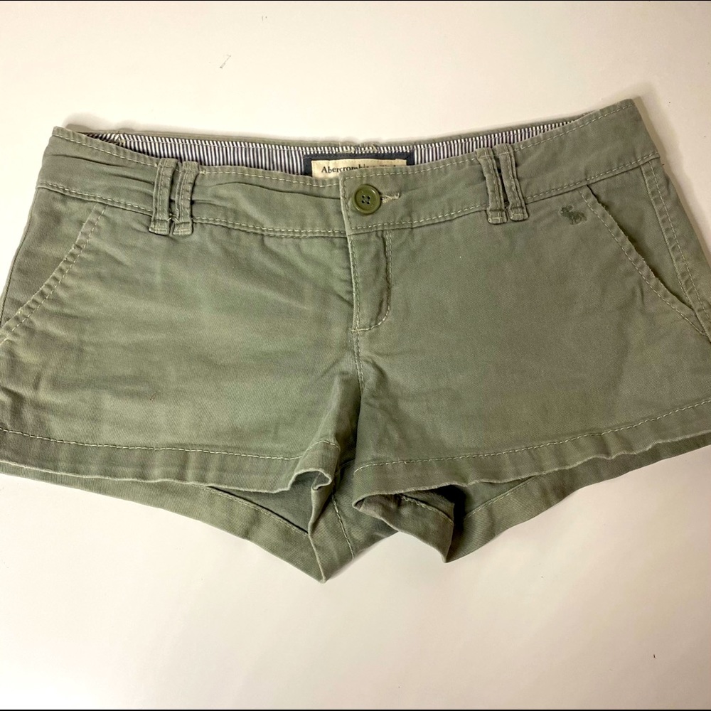 Olive green shorts